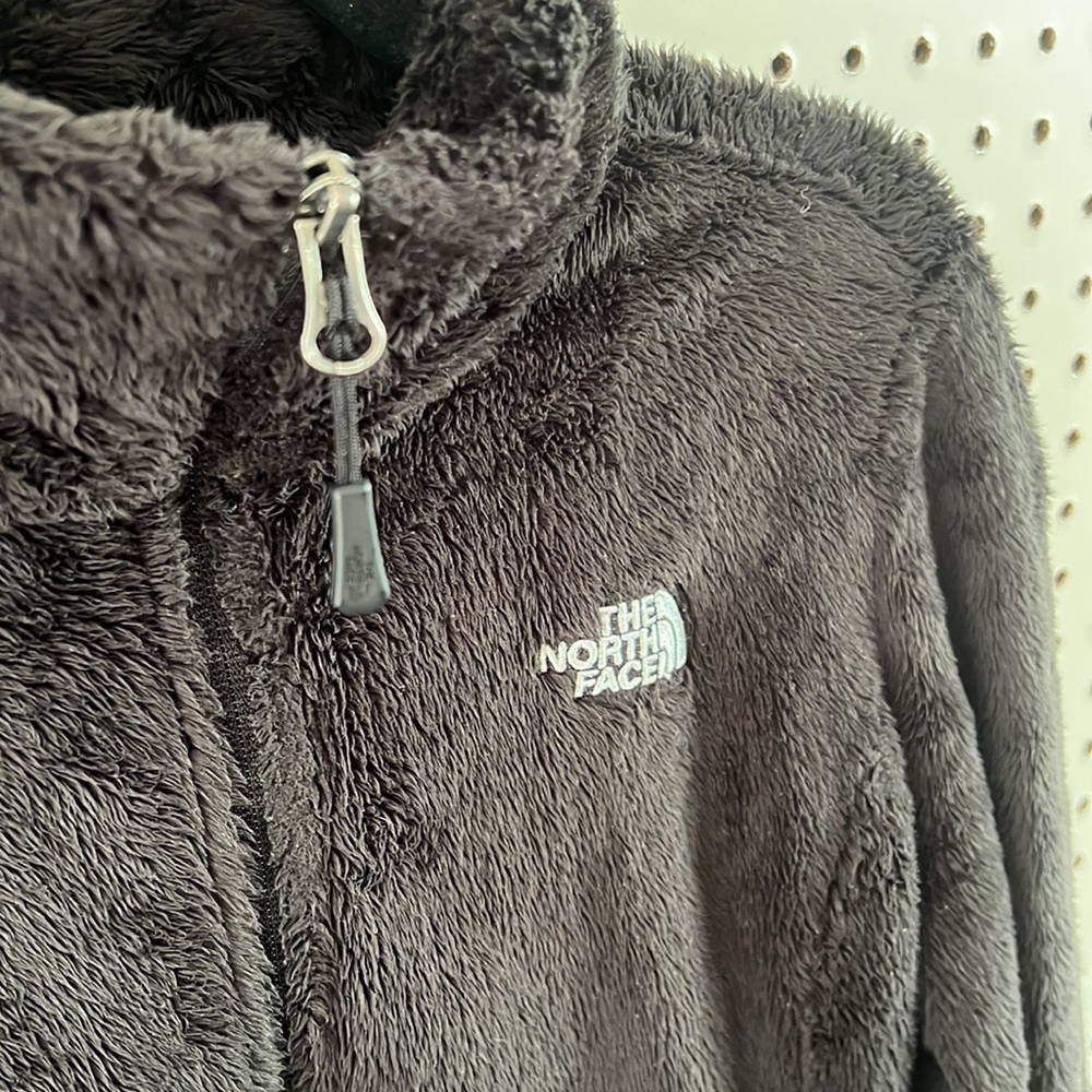 Classic North Face Faux Fur Fleece Zip Up